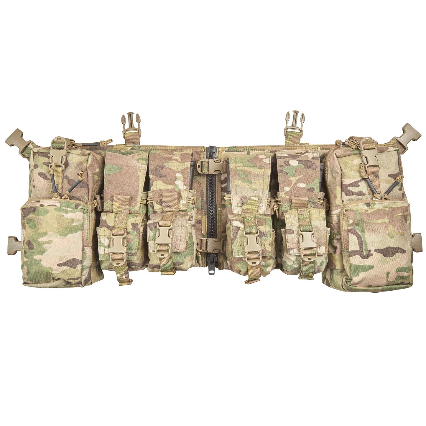 The PLATATAC VM load-bearing CAF MOD chest rig is an ambidextrous, general-purpose, no-frills, load carriage solution designed with flexibility and ease of use in mind. It is designed to work as a standalone chest rig,or mounted to a plate carrier via quick release ITW clips. It features a large zipper in the middle for easy donning and doffing when wearing cold weather kit, or with armour. www.moralepatches.com.au where the army shops