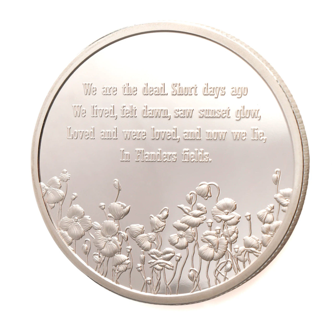 A striking medallion bringing together beautiful commemorative touches with stunning artwork to create a wonderful addition to any collection. Featuring the vibrant poppies from the moving painting by Australian artist Adriana Seserko, this beautiful medallion is a moving addition to any collection. www.moralepatches.com.au