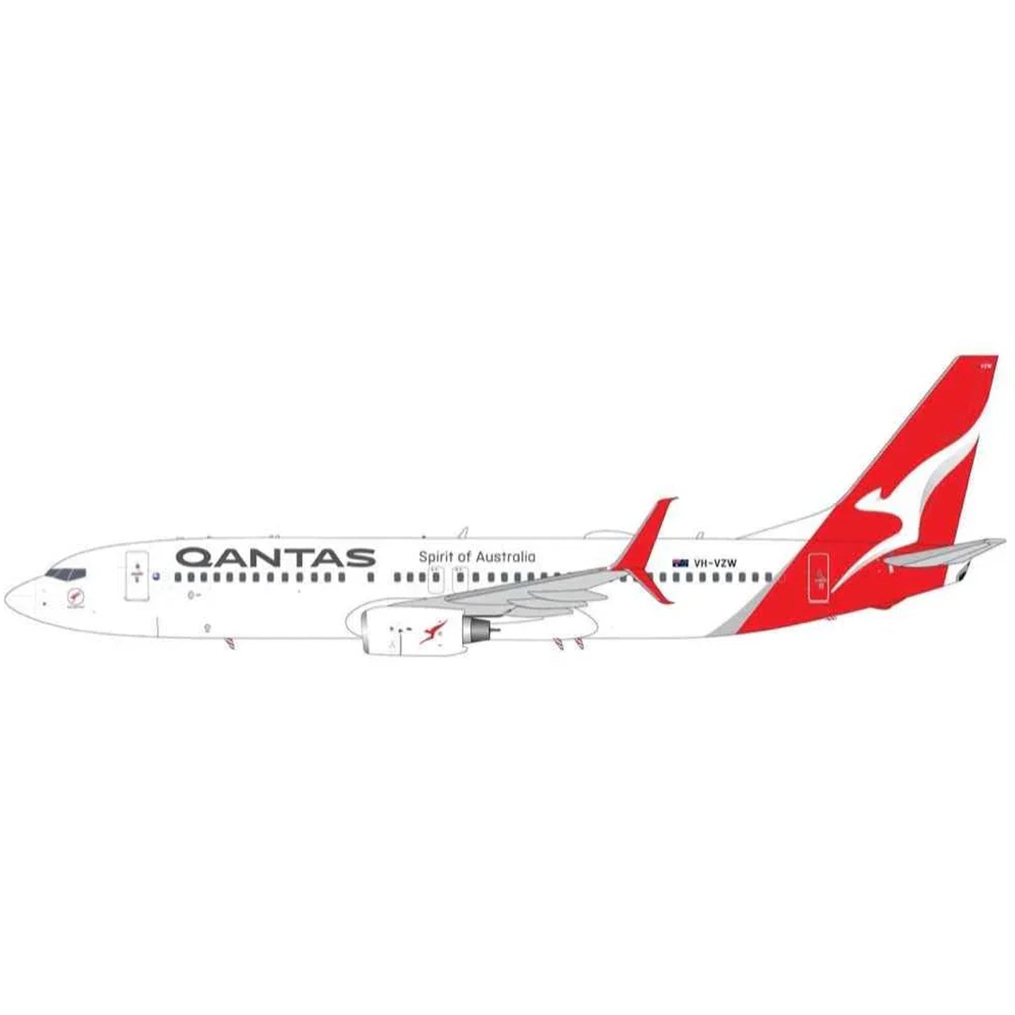 1/200 Qantas Airways B737-800S VH-VZW Upgraded Stand by Gemini Jets delivers the spirit of Australia to your aviation display. www.moralepatches.com.au