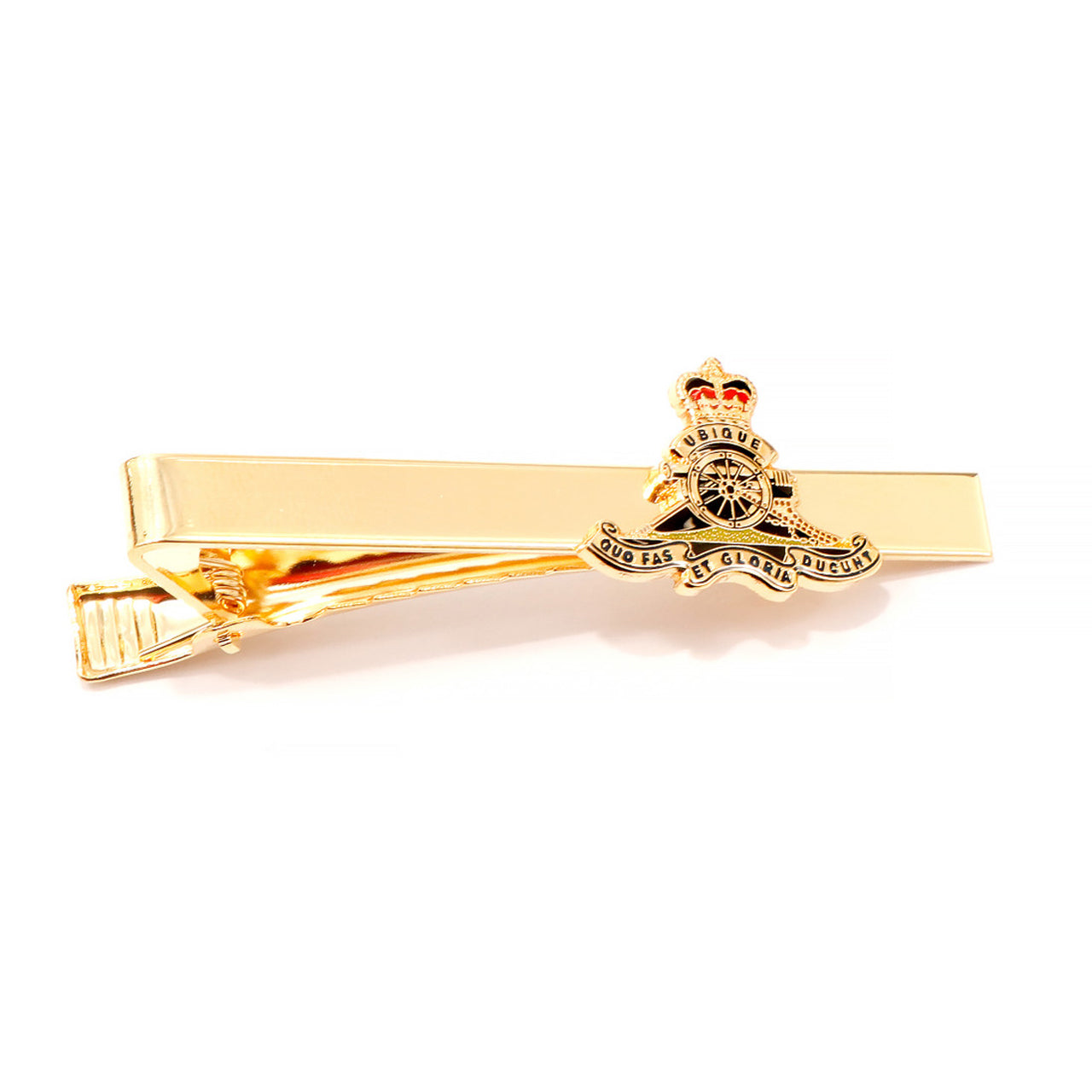 Add a touch of elegance to your look with the Royal Regiment of Australian Artillery (RAA) Artificer 20mm enamel tie bar! Crafted with gold-plated material, this gorgeous tie bar is perfect for any work or formal occasion. www.moralepatches.com.au