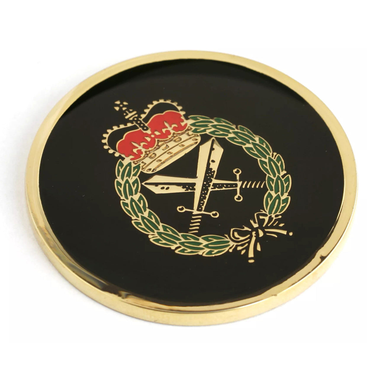 This beautiful 48mm full-color enamel RACMP medallion is a great conversation starter! Show it off or give it away, and you're sure to have a fun chat. www.moralepatches.com.au
