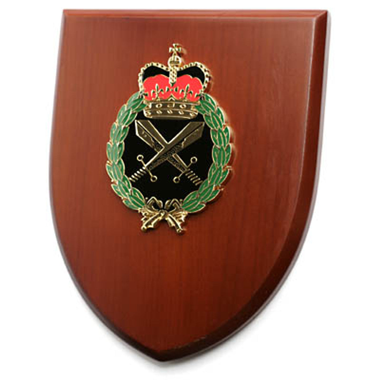 An Exceptional Royal Australian Corps of Military Police (RACMP) Plaque is now available for order. This exquisite plaque showcases a stunning 100mm full colour enamel crest, elegantly placed on a 200x160mm timber finish shield. www.moralepatches.com.au