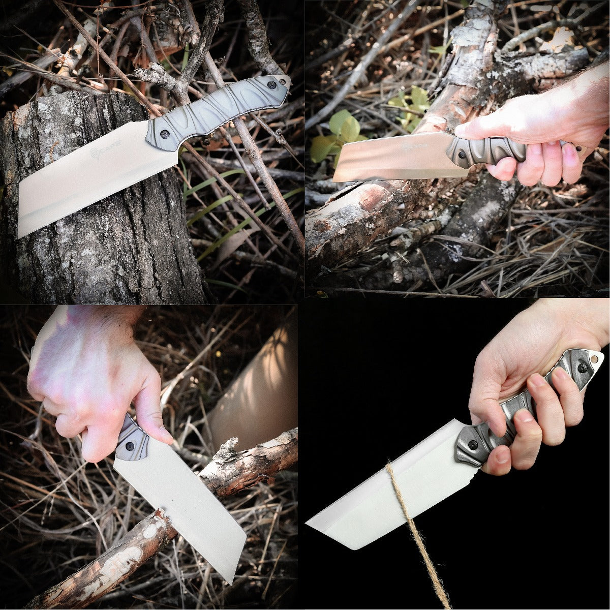 The Reapr JAMR Knife is the ultimate in versatile, tactical fixed-blade knives. The JAMR features an industry first modified cleaver blade, combining the functions of a cleaver, drop point knife and reverse tanto blade to meet a variety of demands, whether as a hunting knife, camping knife, and for guiding, tactical and survival use. www.moralepatches.com.au