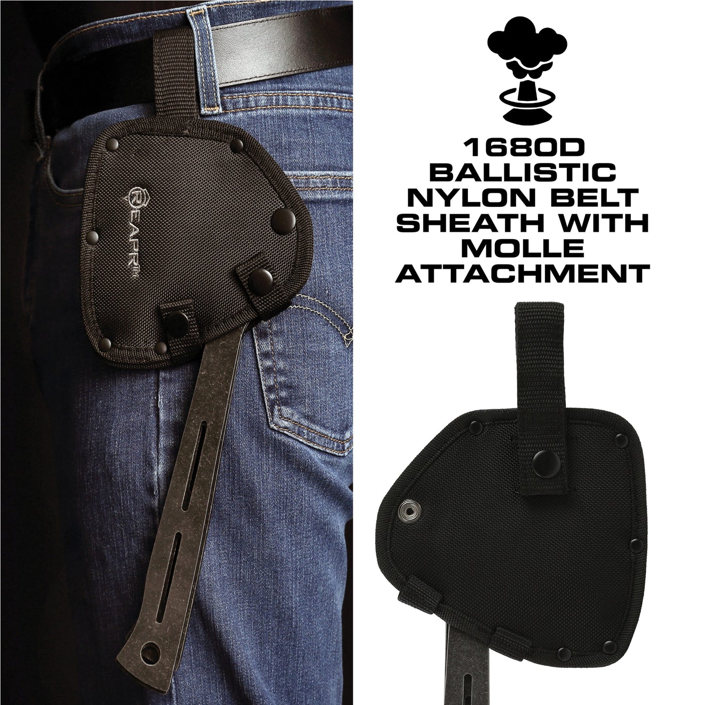 Find your perfect set of throwers in the Chuk 3 Piece Axe Set. Lightweight and ready to fly, the 3-5/8” stonewashed finished blade is perfectly balanced. These Axes are a great recreational tool for camping, parties, barbecues and more. www.moralepatches.com.au