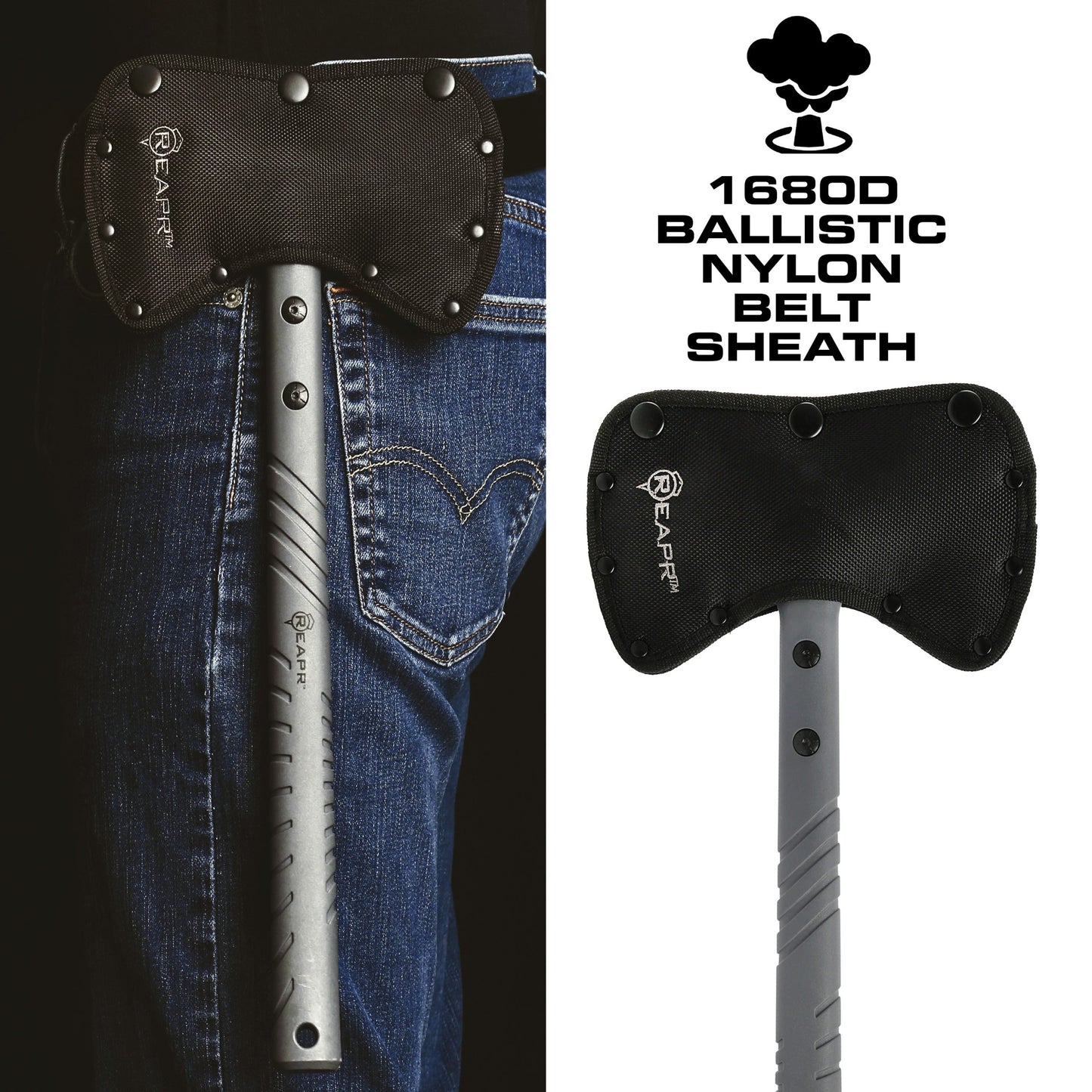 When you need a tactical survivalist axe that holds up to the rigors of any camping or hunting trips, the REAPR 11779 Sidewinder takes care of all your survivalist and hunting needs. www.moralepatches.com.au