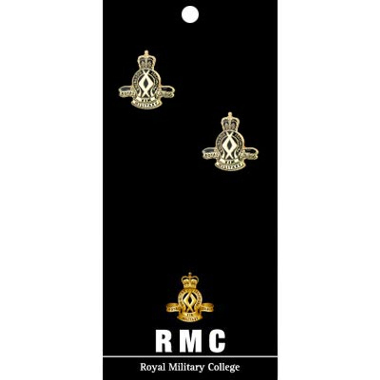 Royal Military College Corps of Staff Cadets (RMC) 20mm full colour enamel cuff links. These beautiful gold plated cuff links are the perfect accessory for work or functions. www.moralepatches.com.au