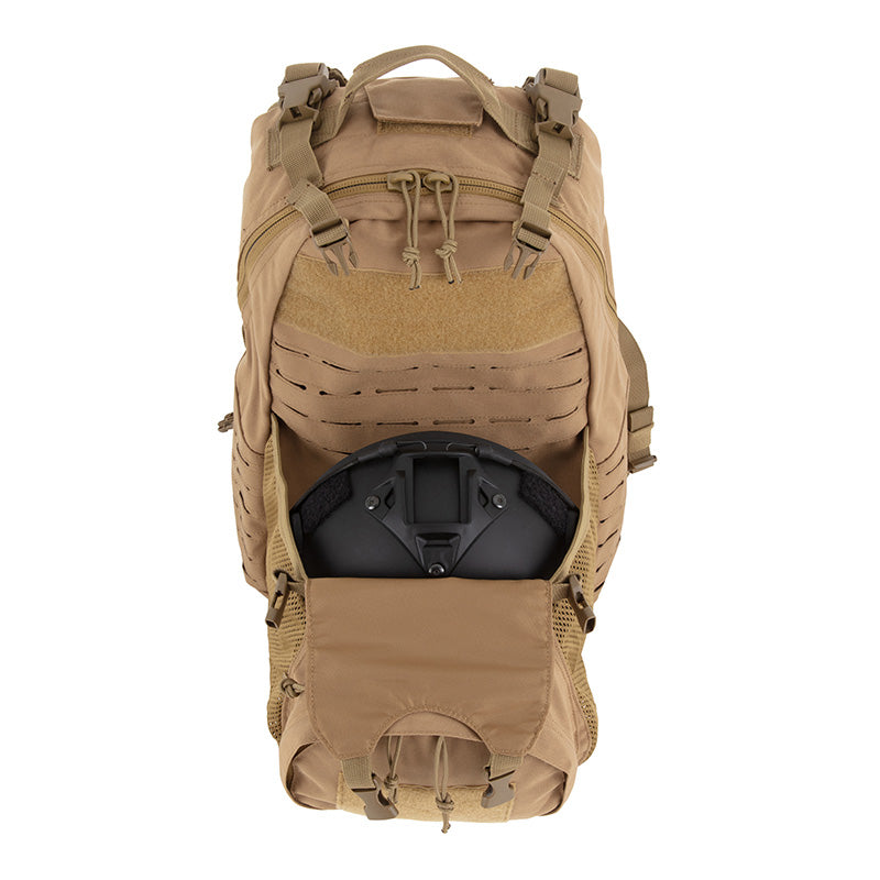 The Removable Operator Pack is built for even your most difficult mission in the field. Designed to carry your helmet and tactical gear for quick access. In the main compartment is a sleeve for your water bladder please inner side pockets for 1LT flasks or other gear around that size. www.moralepatches.com.au