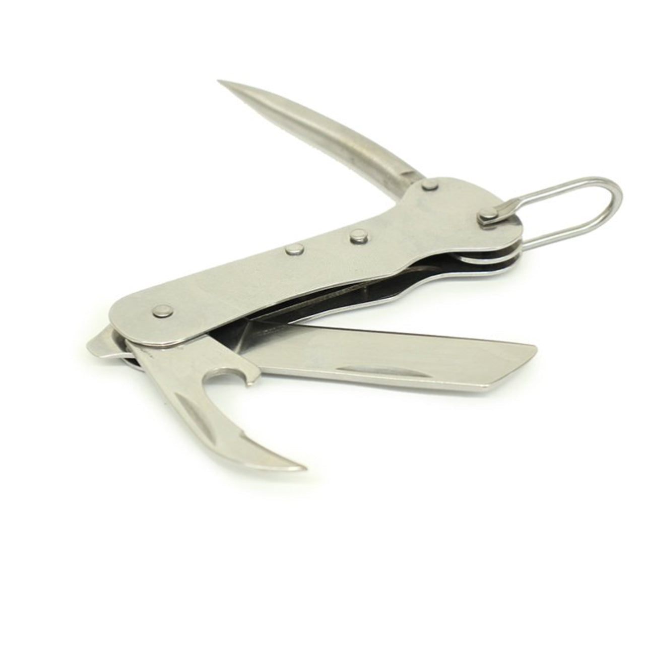 The Classic Riggers (Yachting) knife was designed for use when working with ropes. The Sheepsfoot blade is designed for slicing be without a pointed tip to reduce the chance of an accident. The marlin spike is used to loosen knots in ropes and splicing ropes. Additionally it has a bottle opener and can opener for the end of a hard days work. www.moralepatches.com.au