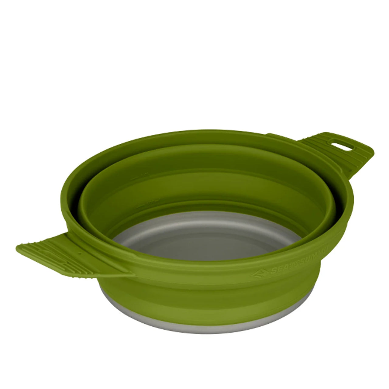 Ideal for 2-3 campers, the X-Pot 2.8L has silicone walls that are constructed from five folding segments for increased expanded height while still packing down to only 40mm. The lid features a built-in strainer and can be locked to the pot with the folding handles for transport. www.moralepatches.com.au
