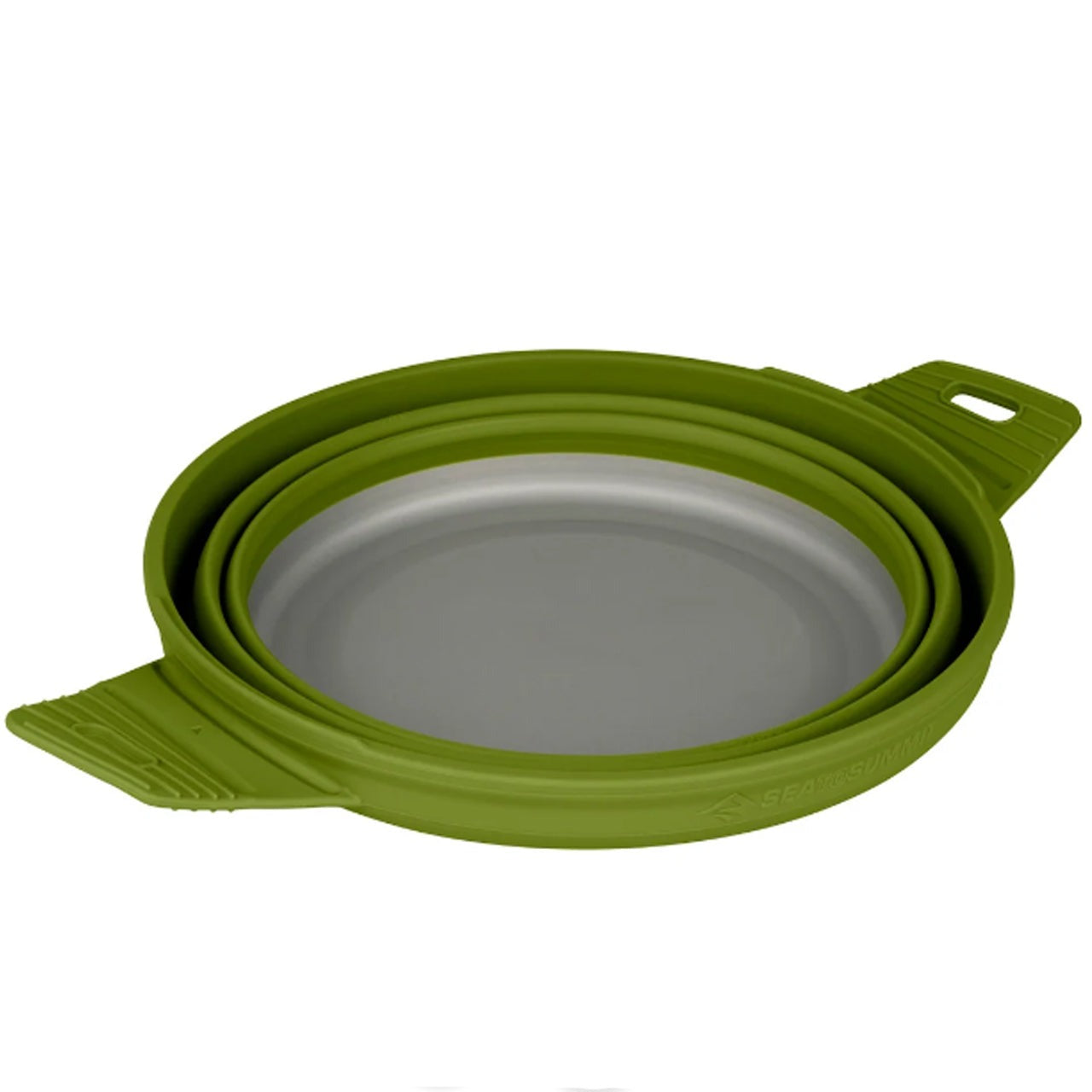 Ideal for 2-3 campers, the X-Pot 2.8L has silicone walls that are constructed from five folding segments for increased expanded height while still packing down to only 40mm. The lid features a built-in strainer and can be locked to the pot with the folding handles for transport. www.moralepatches.com.au