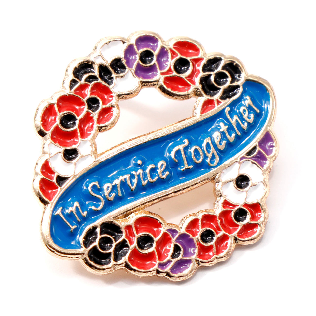 This beautiful and intricate lapel pin is a perfect way to honour the wide range of people, communities, and companions who come together to serve Australia. www.moralepatches.com.au