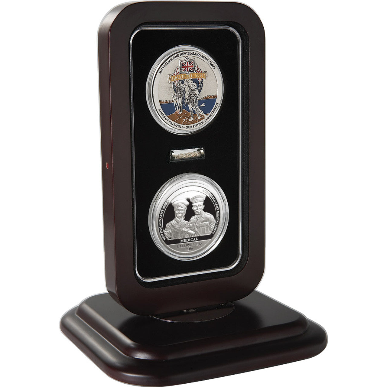 The Sands of Gallipoli 2006 release Medical Limited Edition Medallion is a truly spectacular collectible from the tactical specialists. This limited-edition medallion pays tribute to the brave soldiers who were wounded at ANZAC and received medical care throughout their journey. www.moralepatches.com.au