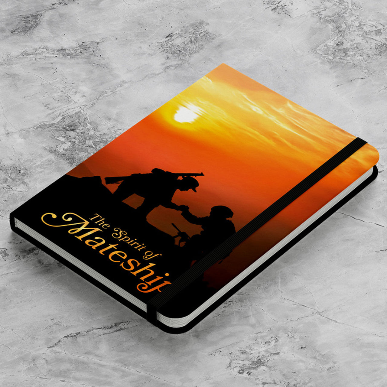 The Spirit of Mateship Notebook is a tribute to the enduring bonds of camaraderie, service, and sacrifice that define the Australian spirit. This A5 notebook is a profound embodiment of our nation's military history and the unwavering support shared among our soldiers. www.moralepatches.com.au