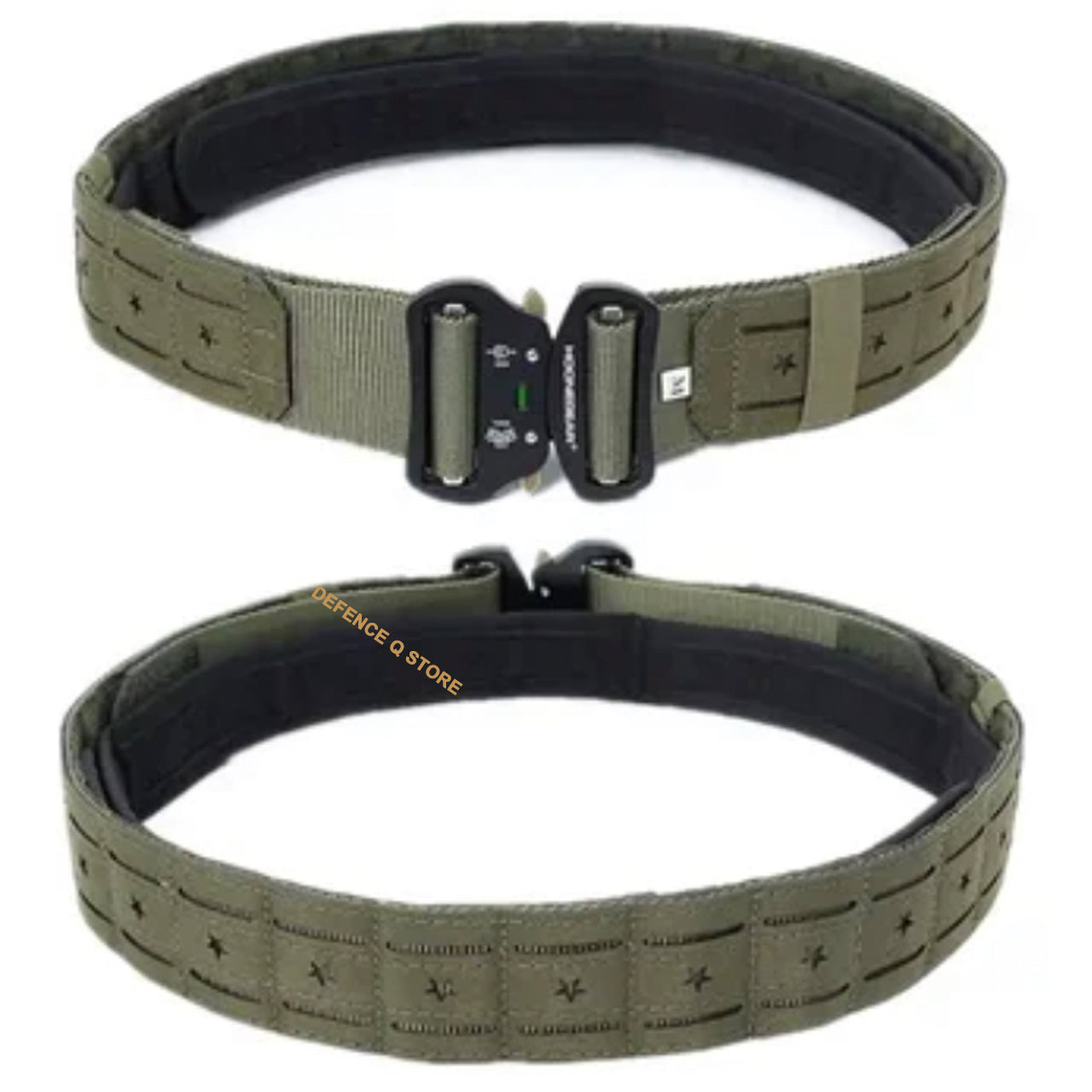 Transform your field operations with the Stealth OPS ECS Belt OD Green. Whether you're a seasoned tactical specialist or an enthusiastic beginner, this belt, featuring a high-quality metal buckle and laser-cut MOLLE webbing, is perfect for carrying all your gear. www.moralepatches.com.au