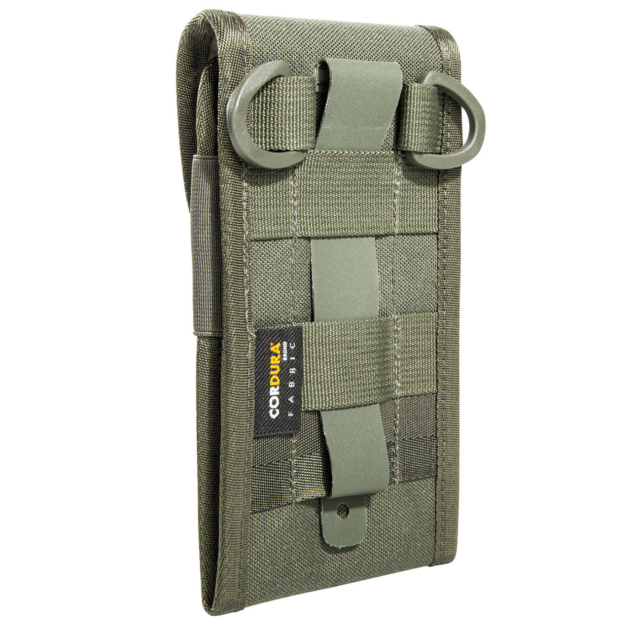 Durable protection for your smartphone with padded reinforcement and four choice sizes. Our tactical phone cover features a MOLLE system for secure carrying - get ready for the ultimate phone protection! www.moralepatches.com.au back view XL and 2XL