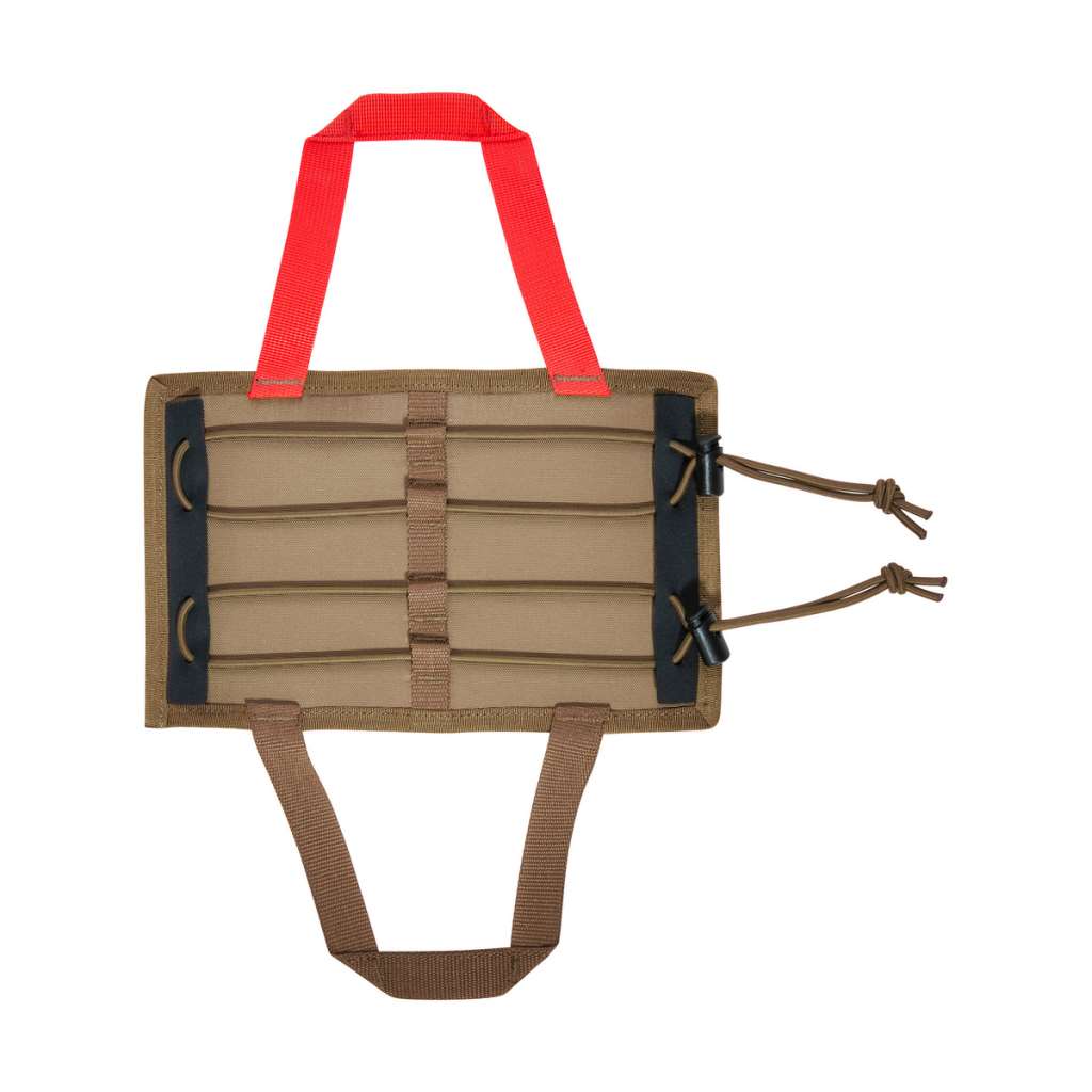 First aid pouch with quick-access system. The panel for individual loading can simply be lifted out. www.moralepatches.com.au