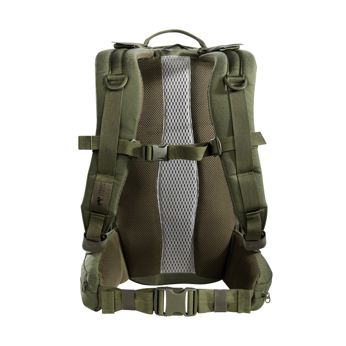 With a main compartment that opens completely and the special zipper guides it's possible to use the pack as a top loader. The shoulder straps can also be adjusted in length in order to wear the backpack over vests. www.moralepatches.com.au