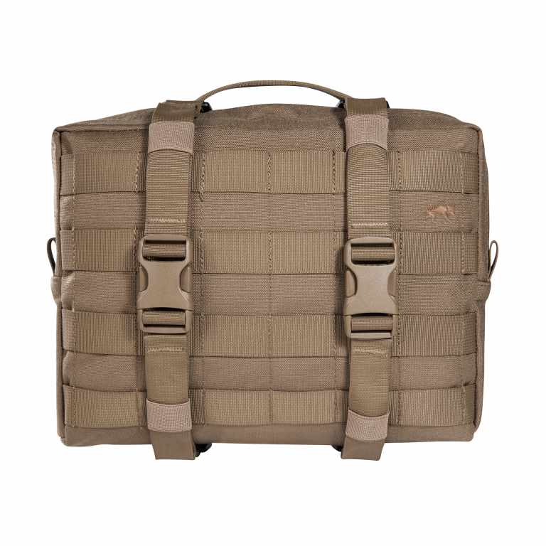 Large accessory and lid pouch. The TT Tac Pouch 10 MKII is designed as a MOLLE affixed pouch for the TT Base Pack 52 and TT Base Pack 75, though can also be used with other backpacks or as a large hip pouch. Twin compression straps contain goods in transit, and a MOLLE front provides adaptability. www.moralepatches.com.au