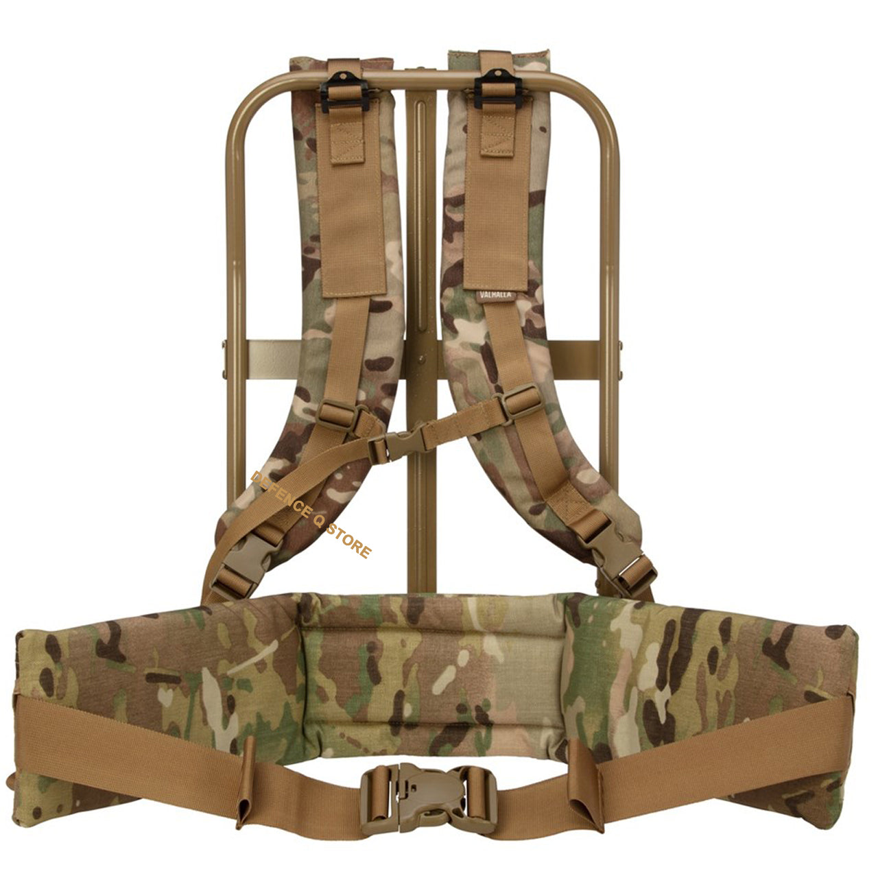 The VALHALLA Fight Light shoulder Straps are made for comfort with 3/4" foam padding for extra heavy loads. They are contoured to fit your shoulders and feature an adjustable sternum strap to help distribute weight. Available in Coyote Brown & Multicam. www.moralepatches.com.au