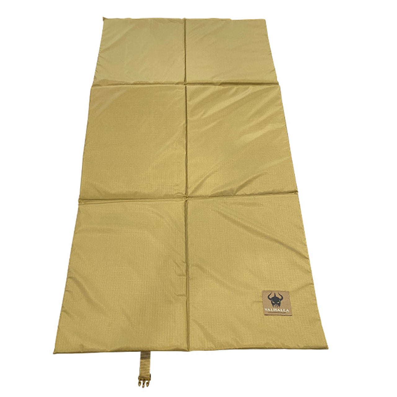 Shorty Mat has six water-repellent closed-cell foam panels, encased in a 210D waterproof ripstop in coyote colour. The Shorty Mat? is a comfortable and reliable alternative to the bulky self-inflatable mats and can be stowed neatly inside the ALICE frame or strapped to your pack with ease. www.moralepatches.com.au