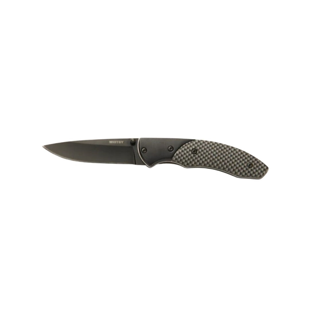 Whitby Lock Knife C.Fibre Pattern www.moralepatches.com.au