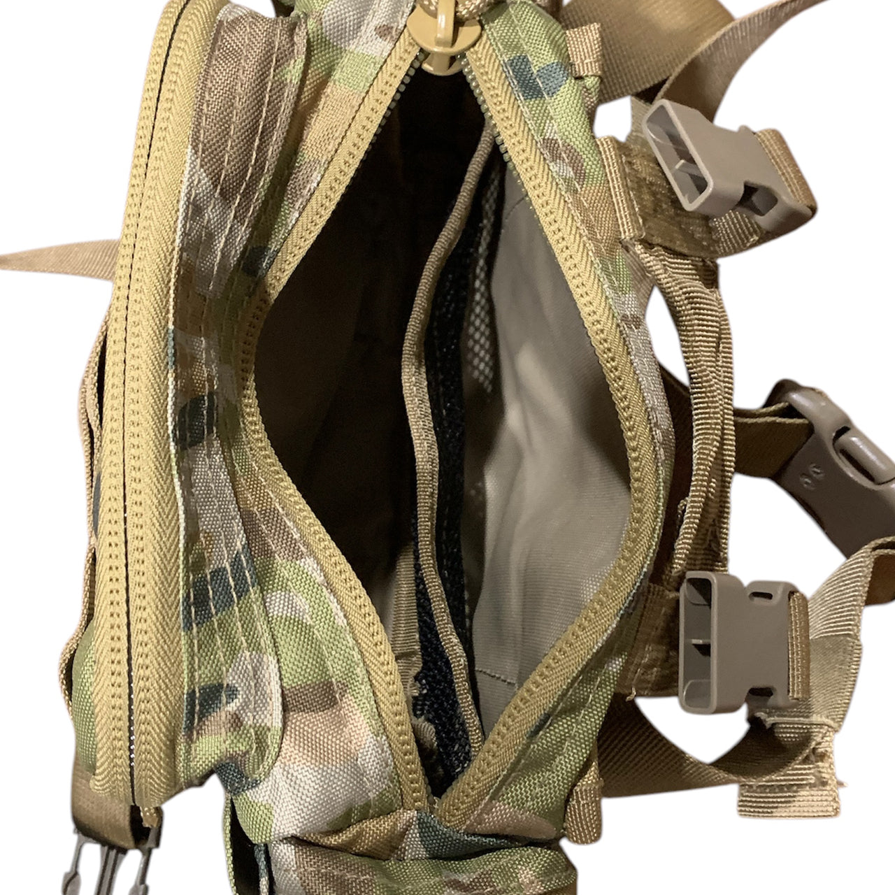 Elevate your outdoor adventures with the AMCU Waist Bag With MOLLE Adaptability! This versatile bum bag features convenient side and front pockets, as well as MOLLE fittings and x2 straps for ultimate functionality. The top compression strap/handle and waist belt ensure a secure fit, while the main compartment with mesh divider allows for easy organization. Crafted with heavy duty fabric, this bag can handle even the toughest terrain. www.moralepatches.com.au