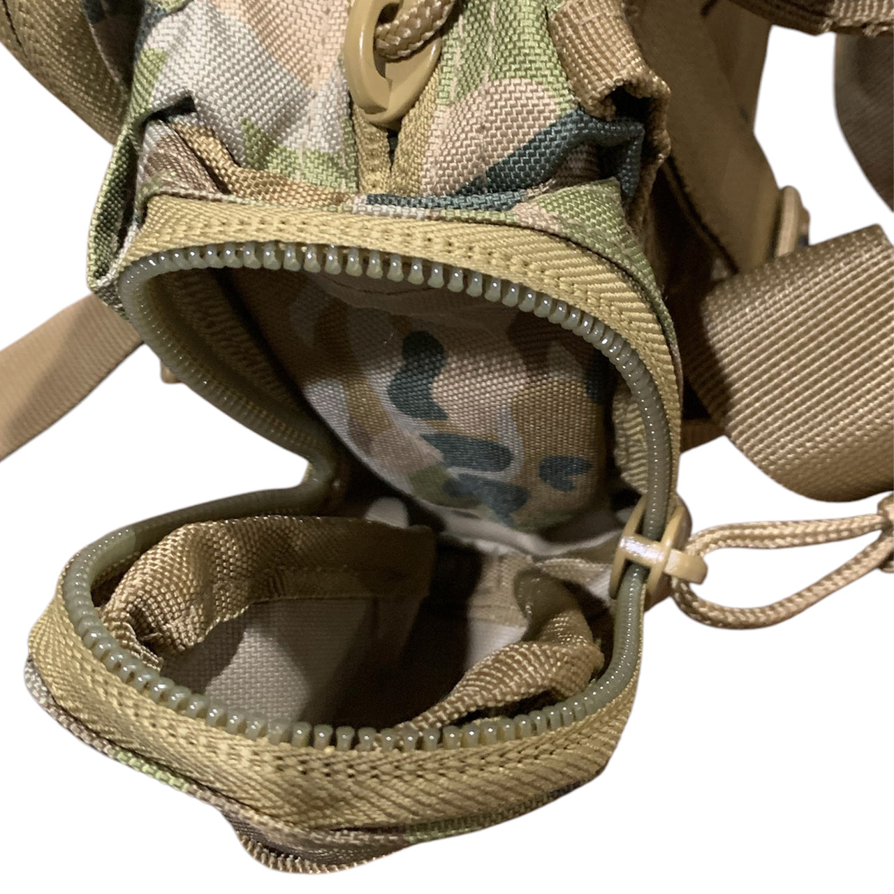 Elevate your outdoor adventures with the AMCU Waist Bag With MOLLE Adaptability! This versatile bum bag features convenient side and front pockets, as well as MOLLE fittings and x2 straps for ultimate functionality. The top compression strap/handle and waist belt ensure a secure fit, while the main compartment with mesh divider allows for easy organization. Crafted with heavy duty fabric, this bag can handle even the toughest terrain. www.moralepatches.com.au