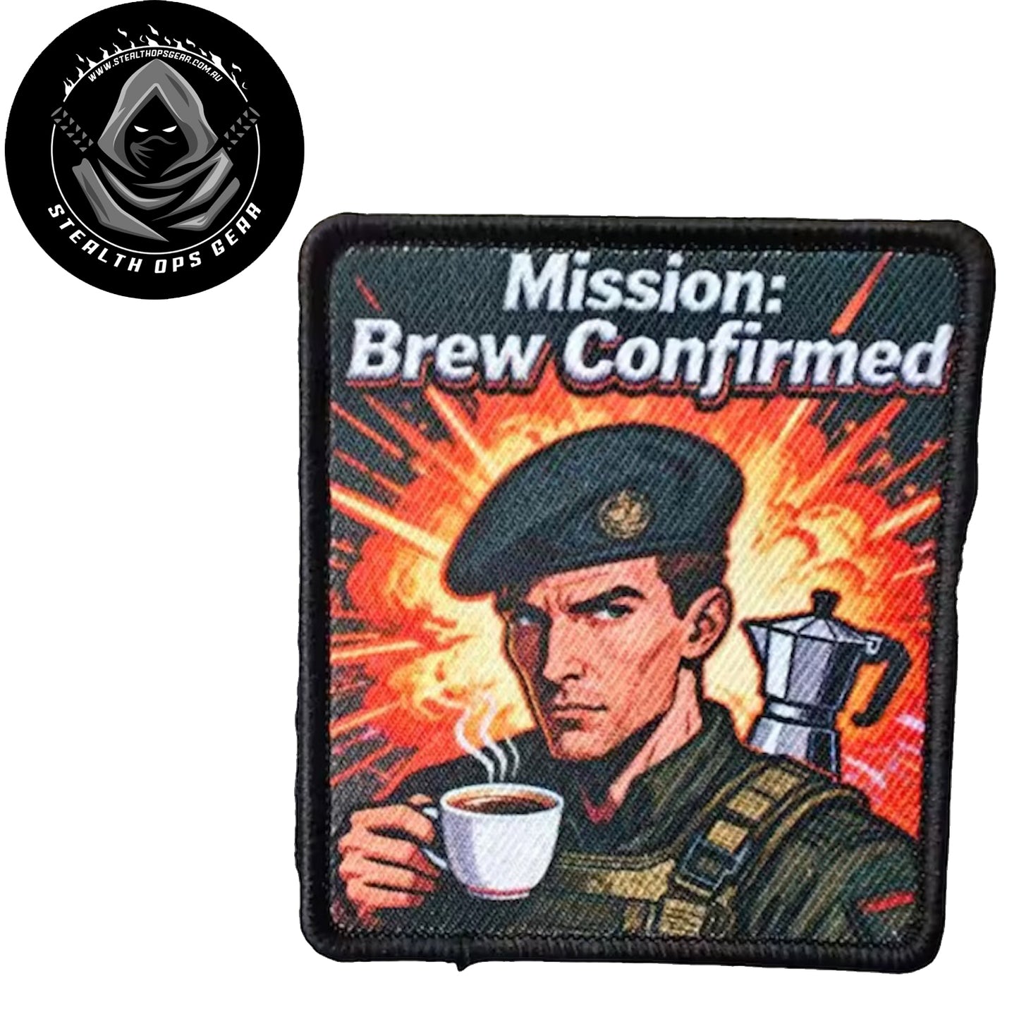 Unleash your creativity with the Brew Confirmed Embroidery Printed Patch Hook & Loop! Measuring 8x7cm and featuring a beautifully embroidered design and secure hook & loop backing, this patch is a must-have for any collector. www.moralepatches.com.au