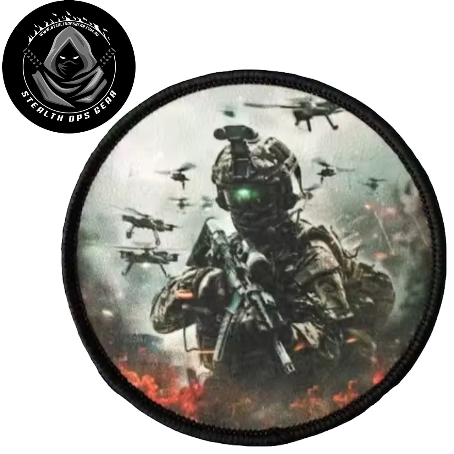 Unleash your creativity with the Drone Support Soldier Embroidery Printed Patch Hook & Loop! Measuring 8cm and featuring a beautifully embroidered design and secure hook & loop backing, this patch is a must-have for any collector. www.moralepatches.com.au