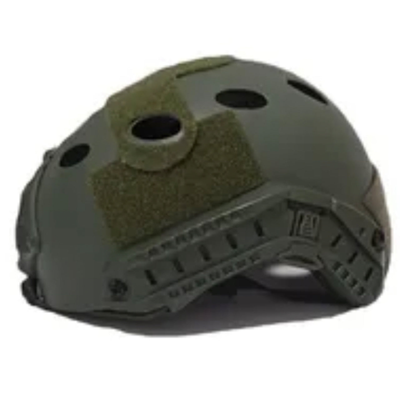 Crafted with durable plastic and foam padding, this injection-molded Fast Helmet is ready for any mission! Attach signs and lights easily with its Velcro fasteners, and the NVG equipment compatible design is ready for any environment. www.moralepatches.com.au