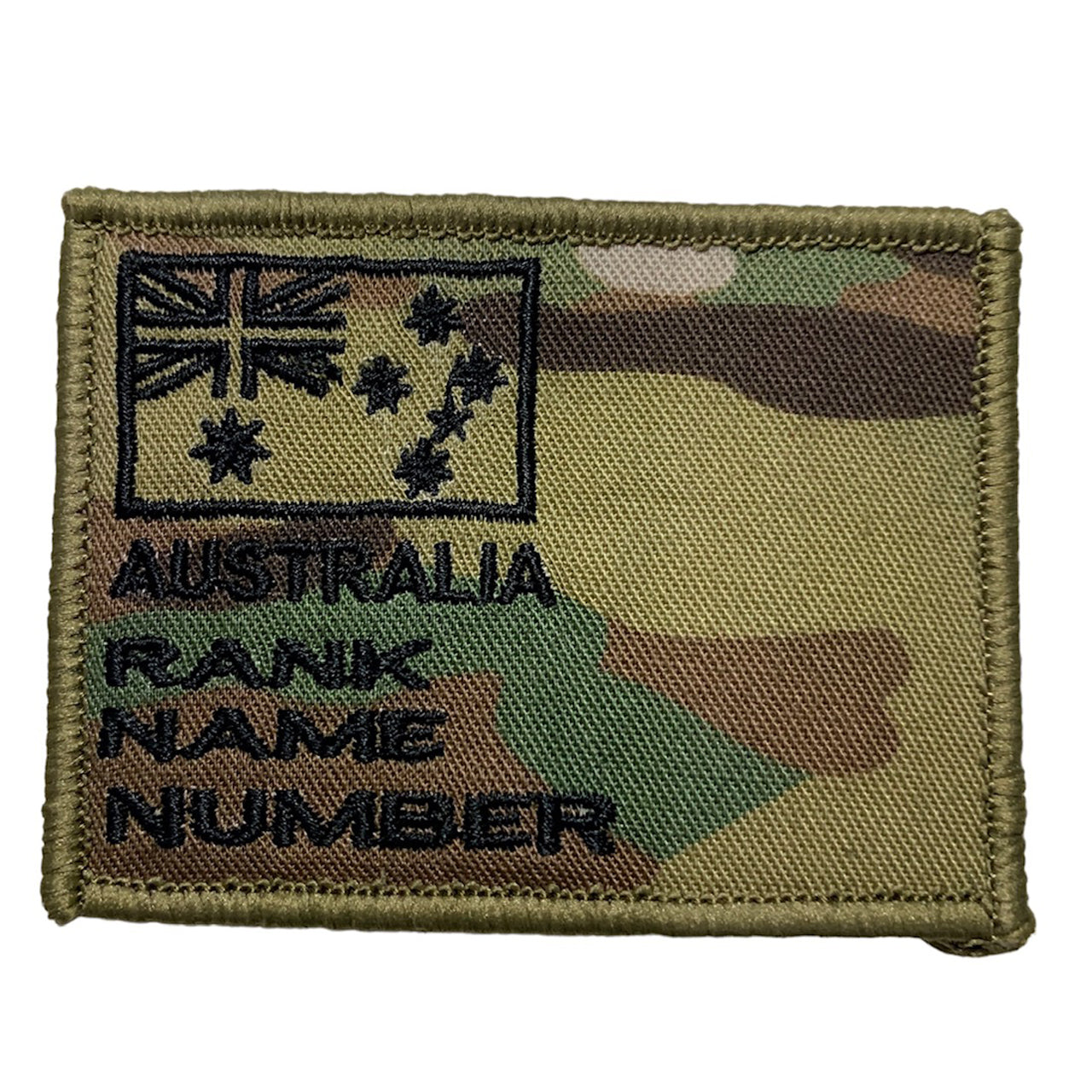 Australian Army Gear Patch in various colours for a bit of fun.  Some units are still using auscam, others are using AMCU but we had the idea to come up with a range of fun options as well.  www.moralepatches.com.au