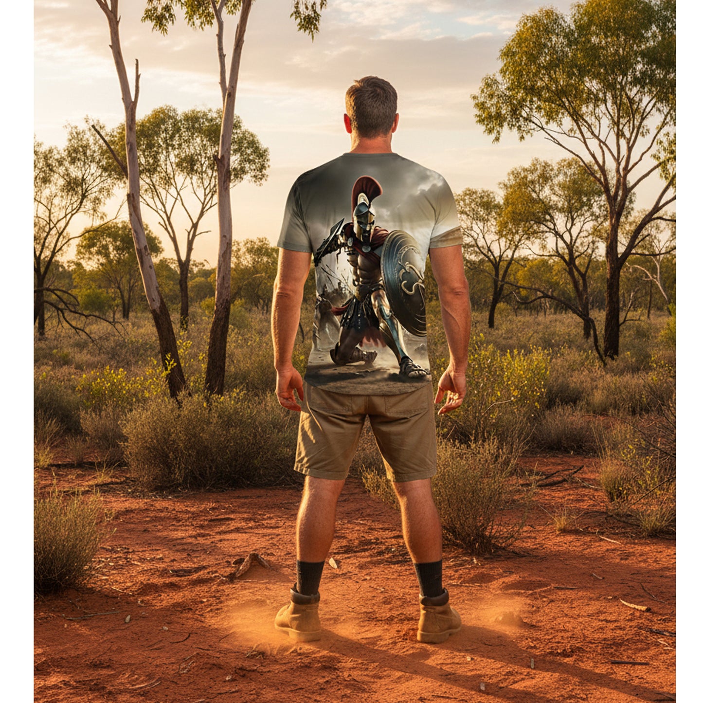Channel the legendary spirit of ancient warriors with this bold 3D printed tee that brings history to life. Crafted from robust 100% polyester, it delivers exceptional durability and colour retention that outlasts ordinary cotton alternatives. www.moralepatches.com.au
