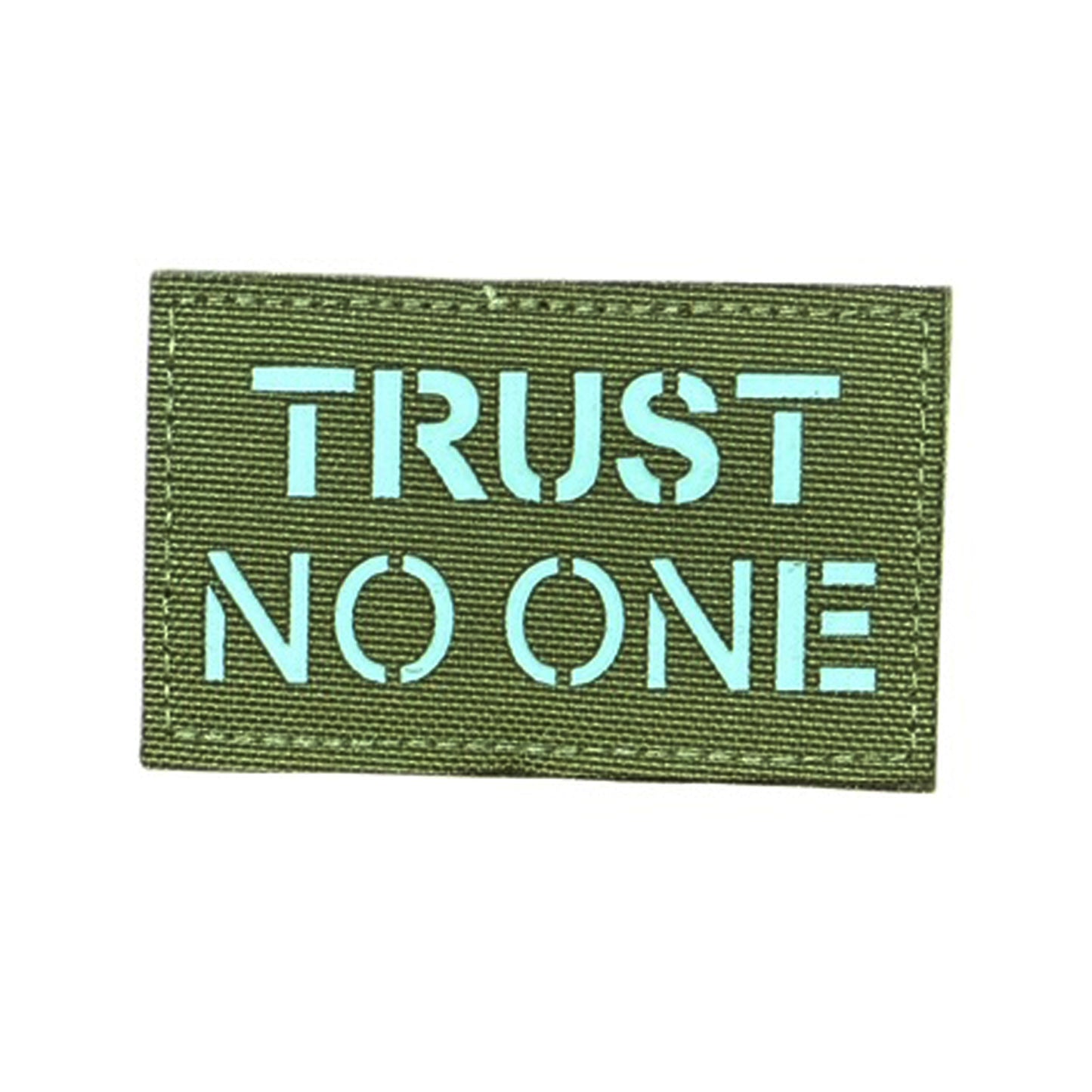 Trust No One Laser Cut Coyote Morale Patch - Stealth Ops Gear, measuring 8x5cm, is a striking and durable addition to personalize your gear with style and toughness. Crafted with high-quality material, this patch features a versatile pattern that blends seamlessly with various tactical and outdoor equipment. www.moralepatches.com.au