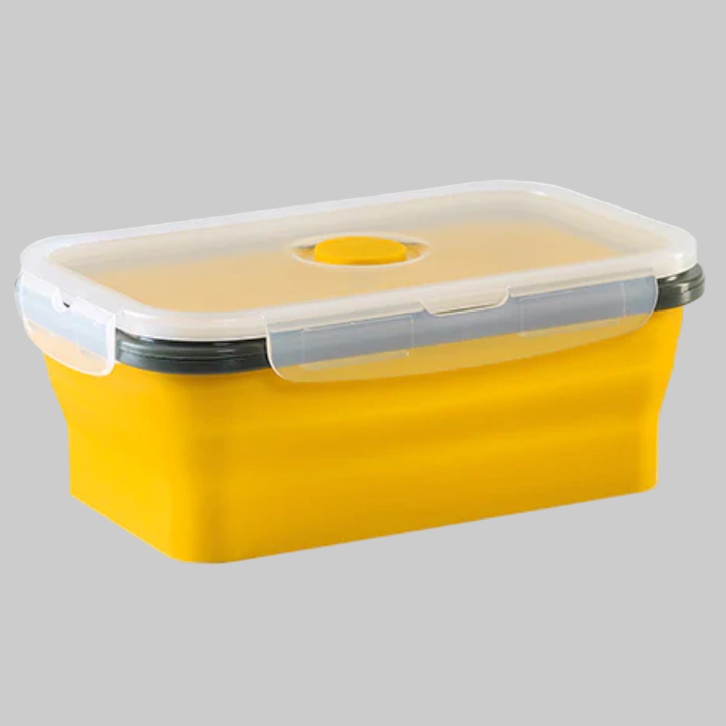 Perfect for campers and caravaners, this 750ml collapsible food container features a secure clip lock lid and a pressure release valve for microwave use. Made from food-grade, heat-resistant silicone, it’s lightweight, dishwasher safe, and FDA approved - BPA and Phthalate free for safe food storage. Measuring 17.5 x 11.5 x 6 cm when open and weighing just 180g, this container is a convenient, space-saving solution for meal prep and storage on the go. www.moralepatches.com.au