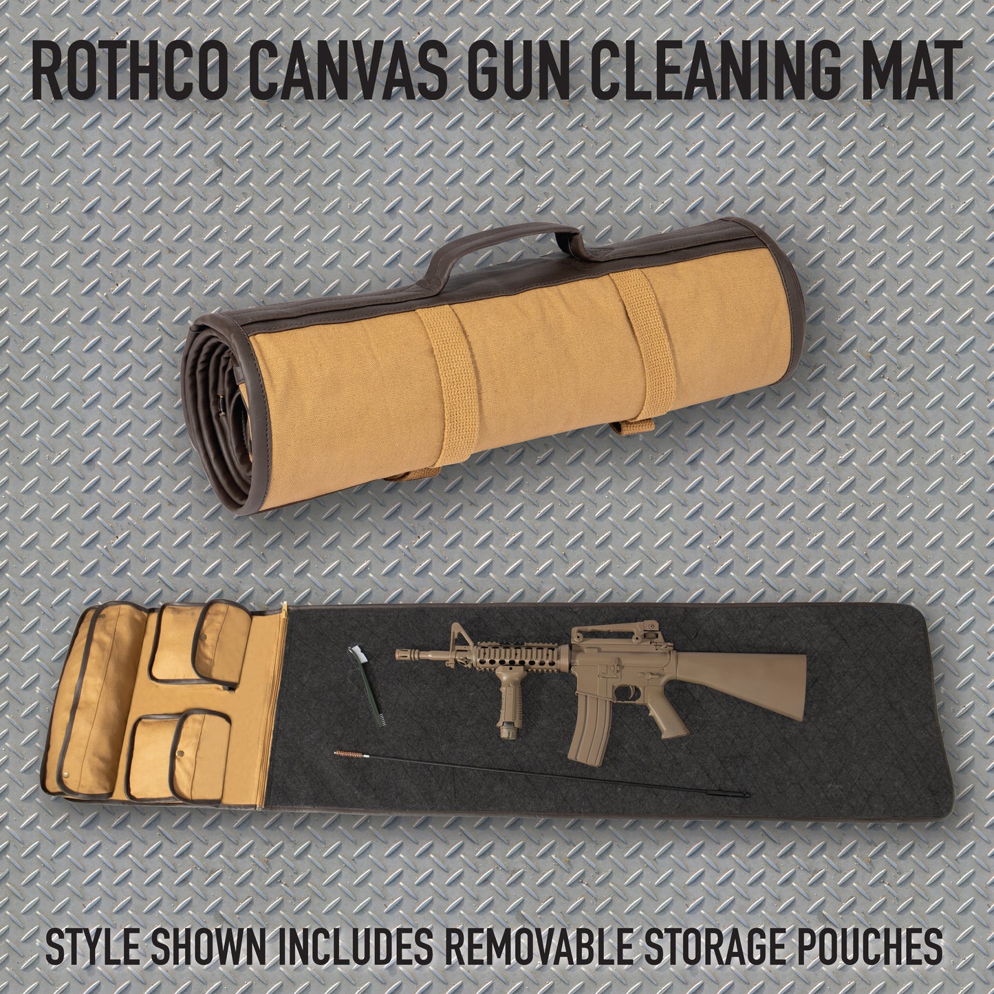 Rothco’s Canvas Gun Cleaning Mat makes it easy to protect your work surface from spills and scratches while maintaining your guns. Gun Cleaning Mat Provides Ample Surface Area For Cleaning Most Rifles (Felt Cleaning Surface Measures 50 Inches X 16.5 Inches) www.moralepatches.com.au