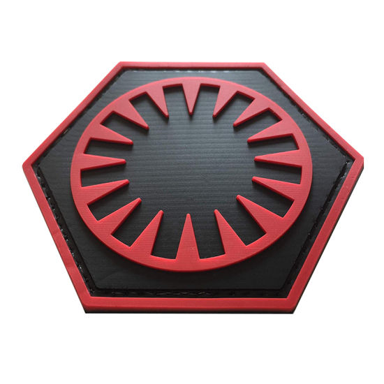 Various Shapes PVC Patch, Velcro backed Badge. Great for attaching to your field gear, jackets, shirts, pants, jeans, hats or even create your own patch board. Size: 7.6x6.6cm