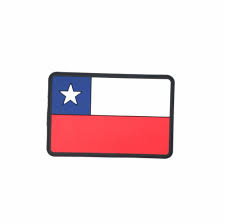Chile Flag PVC Patch