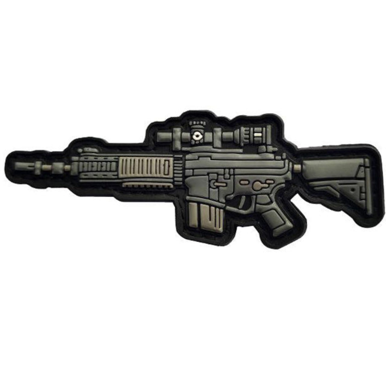 3D MK12 SPR MOD 1 PVC Patch, Velcro backed Badge. Great for attaching to your field gear, jackets, shirts, pants, jeans, hats or even create your own patch board. Size: 10.5x4cm