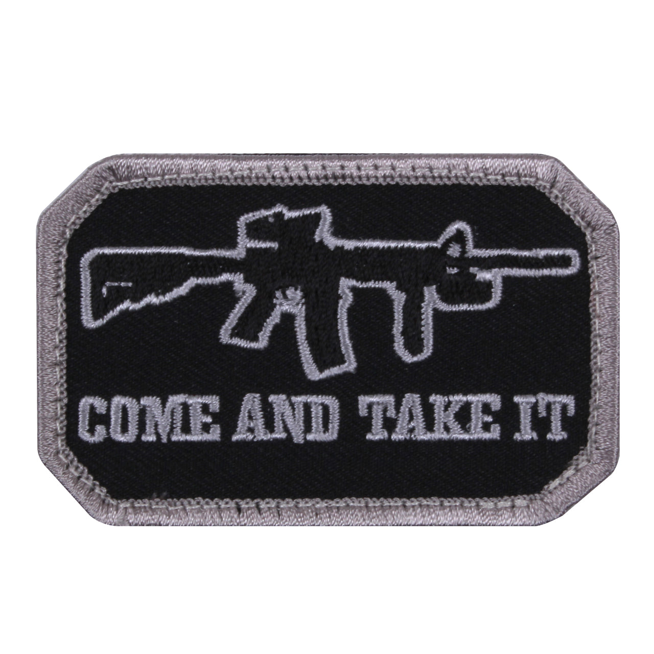 Come and Take It Patch with hook backing pairs perfectly with any of our hook & loop accessories including our Special Ops Jacket and or Tactical Vests. SIZE: 7.7x4.5CM www.moralepatches.com.au