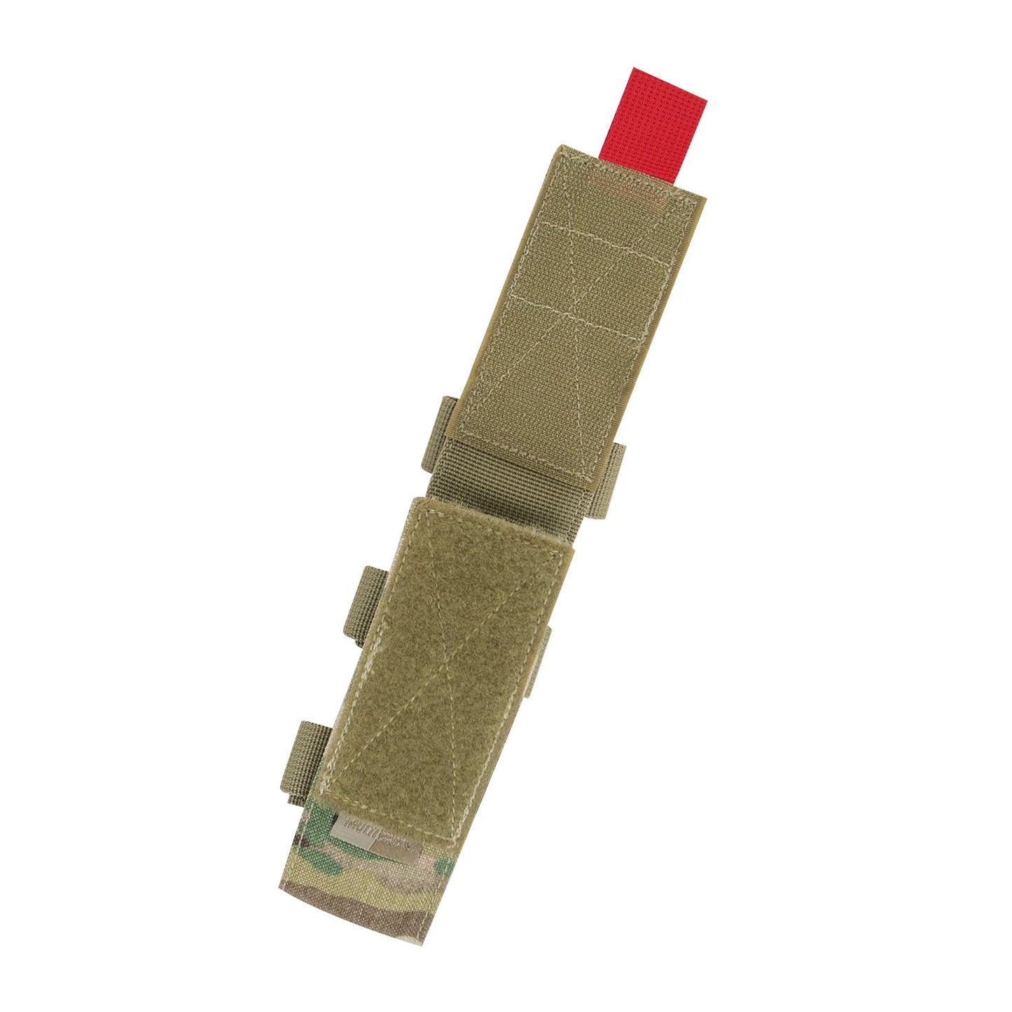 Rothco’s Tactical “TQ” Pouch is designed to hold your tourniquet and shears with an elastic hook & loop compartment and a hidden back pocket with a horizontal hook and loop strap that feeds through the handle of your shears.