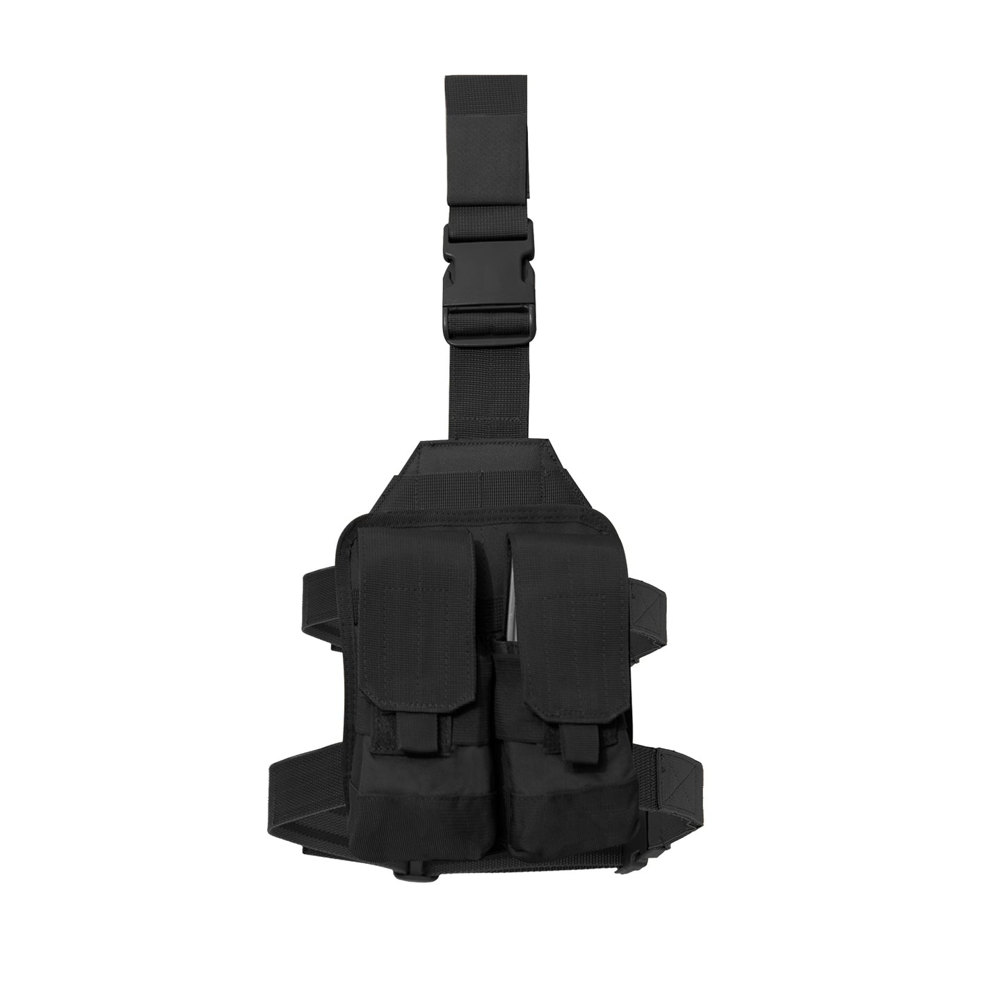 Rothco’s MOLLE Drop Leg Panel is designed to adapt to your tactical needs; the MOLLE panel can be utilized for mounting holsters, mag pouches, and other MOLLE accessories for easy access.