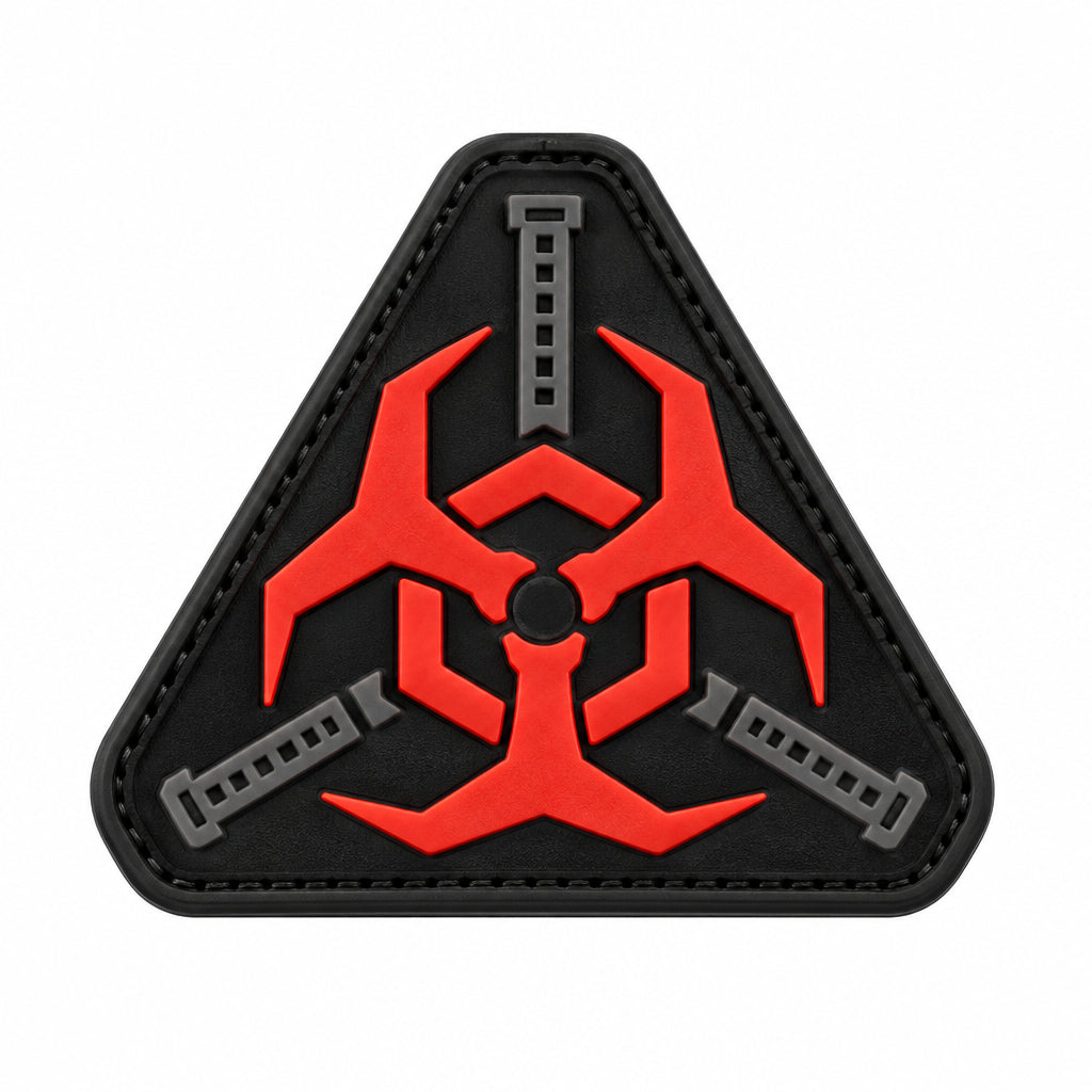 Resident Evil Biohazard PVC Patch Black and Red www.moralepatches.com.au