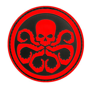 The Hydra PVC Patch, Velcro backed Badge. Great for attaching to your field gear, jackets, shirts, pants, jeans, hats or even create your own patch board. Size: 6cm