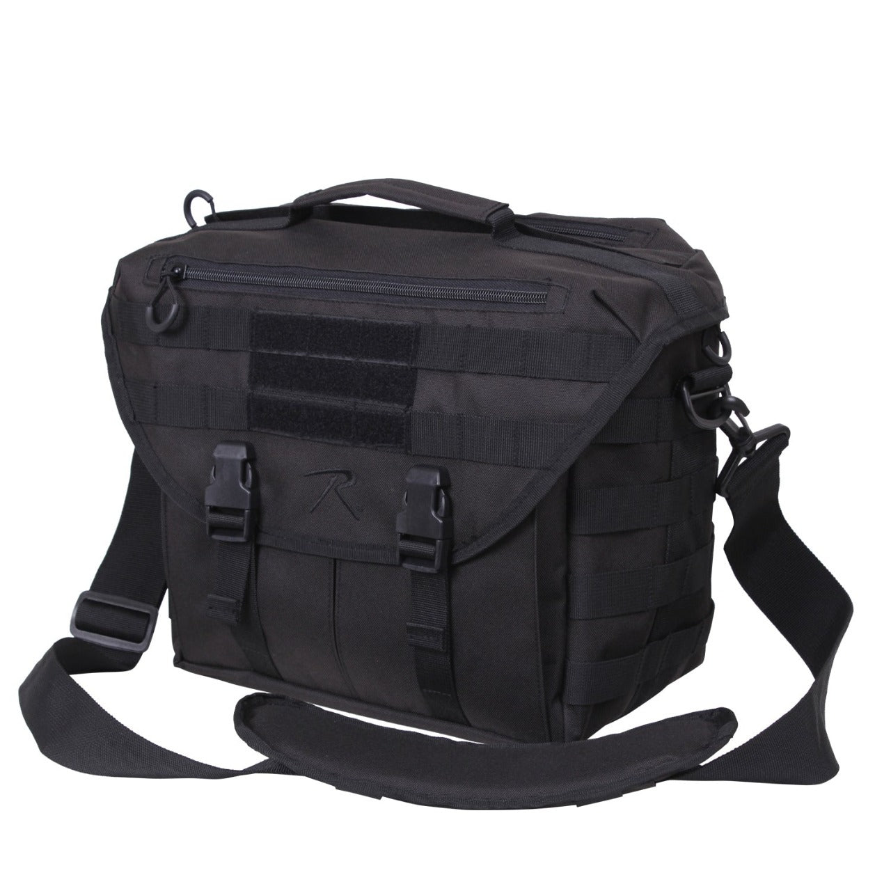 Rothco's Covert Dispatch Shoulder Bag puts a tactical spin on a classic messenger bag with versatile storage compartments, MOLLE loops, and hook and loop.