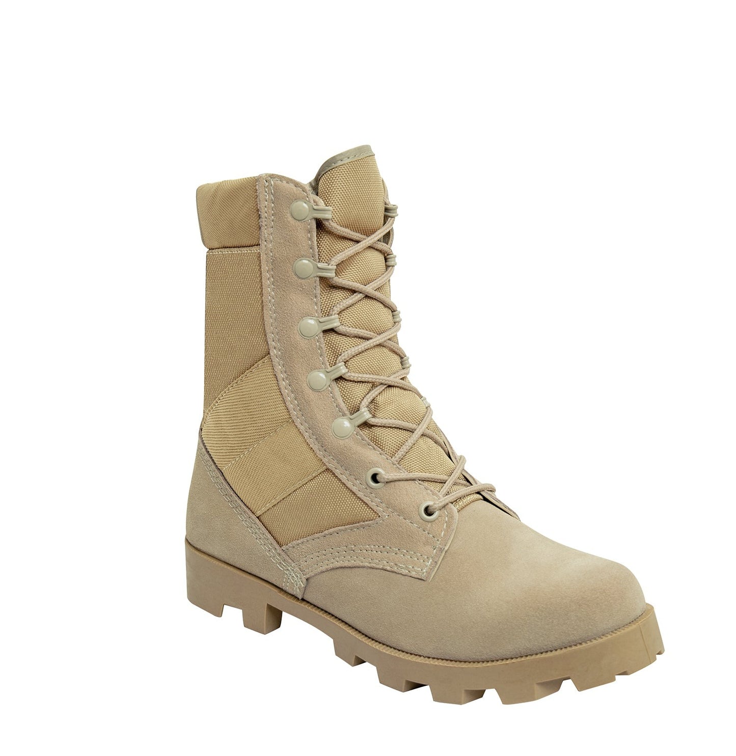 Looking for a military-style all-purpose boot built to sustain rugged environments? Rothco’s G.I. Type Speedlace Jungle Boot is designed like no other, providing optimum stability, grip, and protection for combat, combat training, and paintball and airsoft play.