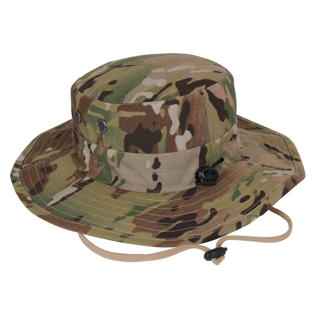 Military Style Cap Offers Unbeatable Sun Protection, While Four Screened Side Vents On The Boonie Cap Offer Optimal Cooling Airflow, A Necessity For Outdoor Missions