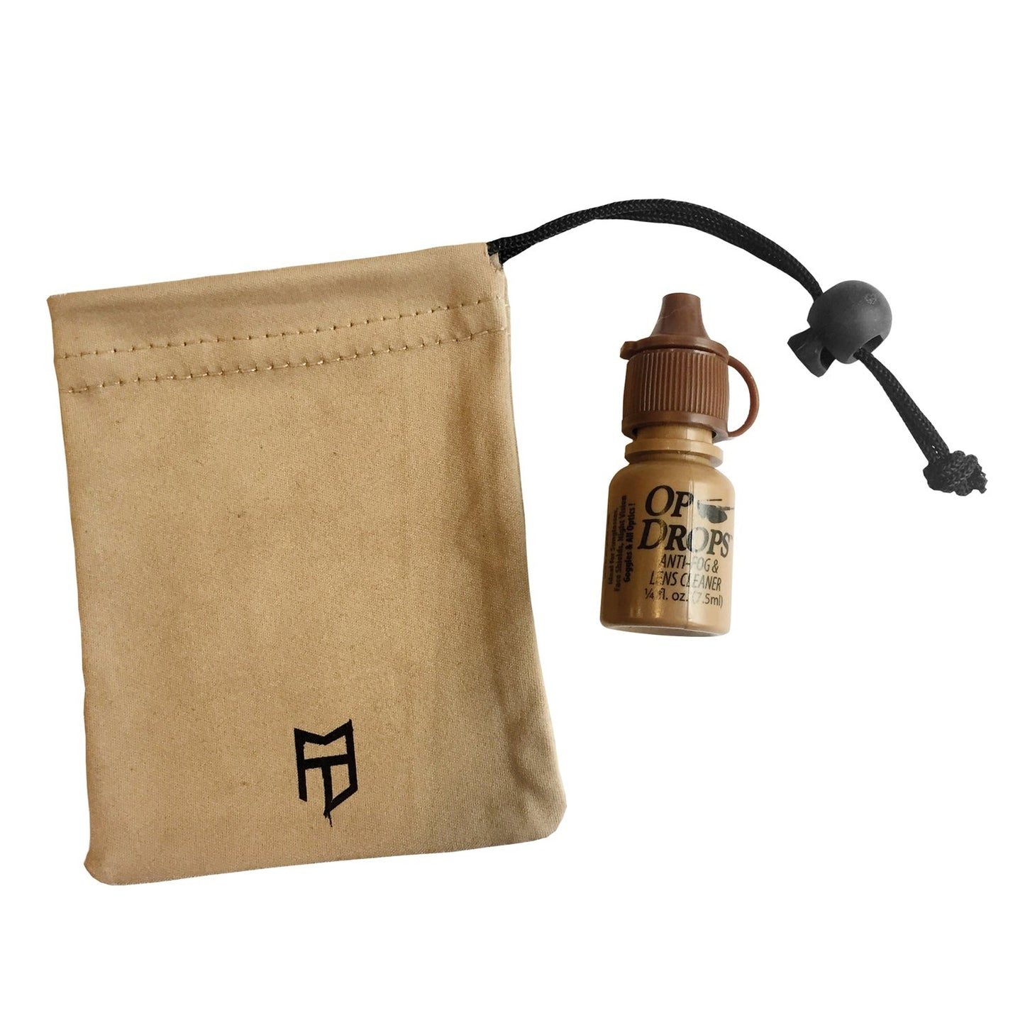 McNett Tactical OP Drops offer superior anti-fog protection and lens cleaning system to improve optical performances. Anti-Fog And Lens Cleaning System .25 Oz Lens Cleaning Solution Can Be Used On Sunglasses, Goggles, Scopes, And Much More! Micronet Microfiber Cleaning Cloth Lint-Free Carry Pouch Attaches To OP Drop Cap Alcohol Free