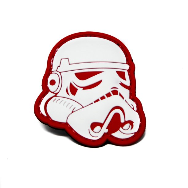 Trooper Head PVC Patch, Velcro backed Badge. Great for attaching to your field gear, jackets, shirts, pants, jeans, hats or even create your own patch board. Size: 6x6cm moralepatches.com.au