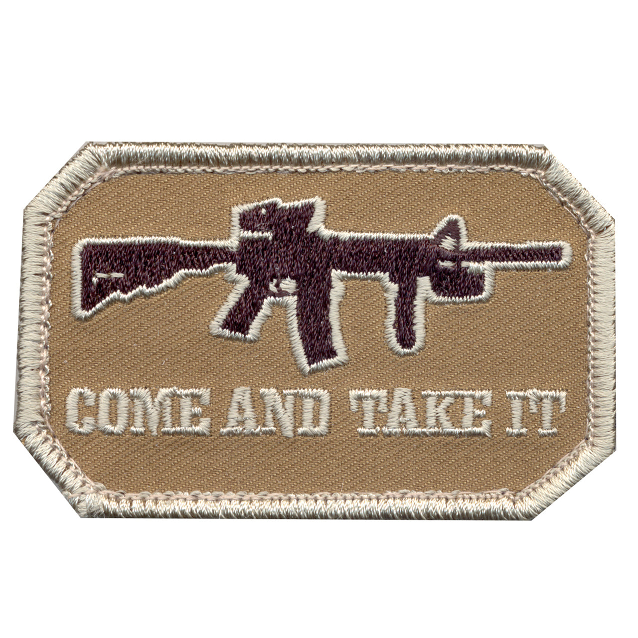 Come and Take It Patch with hook backing pairs perfectly with any of our hook & loop accessories including our Special Ops Jacket and or Tactical Vests. SIZE: 7.7x4.5CM www.moralepatches.com.au