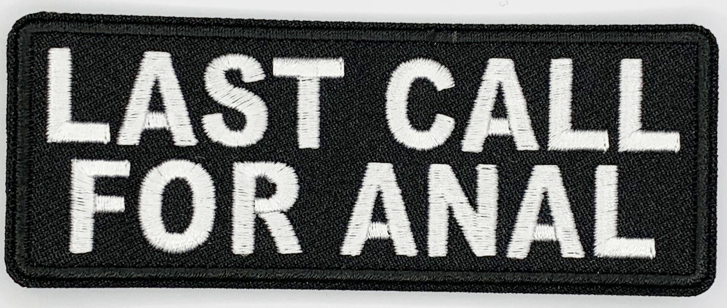 Last call for anal Iron On Patch. Great for attaching to your jackets, shirts, pants, jeans, hats. Size: 10.4X4cm